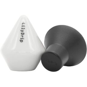 LilyDrip Ceramic Pour Over Coffee Maker Set - Brewing Coffee Dripper Makes Coffee Taste Better, Improves Drip Flow Rate - Coffee Accessories For Coffee Bar, Home - LILY Coffee Add On Fits V60, Origami in Kuwait