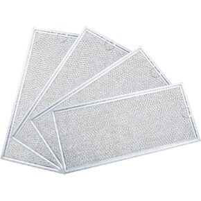 Microwave Filter Replacement for GE WB06X10596, Samsung, Whirlpool, Grease Filter 13 3/8" x 5 7/8", 4 Pack in Kuwait