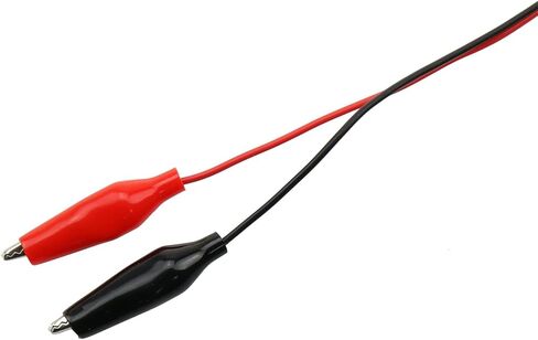 سلك اختبار مشابك التمساح ZZHXSM 50 سم/19.69 بوصة مشبك تمساح مزدوج إلى كابل موصل USB ذكر سلك اختبار نحاسي لاختبار الدائرة، سلك اختبار مشبك التمساح النحاسي مع موصل USB ذكر in Kuwait