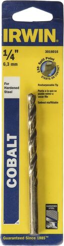 IRWIN Tools Drill BIT 1/4 X 4 Cobalt in Saudi Arabia