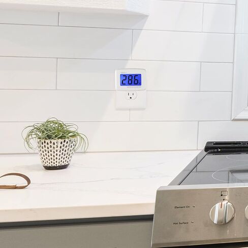 Diitao 2 قطعة التيار المتناوب 80-300 فولت LCD الفولتميتر الرقمي، شقة الولايات المتحدة التوصيل قياس الجهد رصد التيار المتناوب 110 فولت 220 فولت لوحة الجهد السلطة فولت اختبار مراقب قياس متر in Saudi Arabia