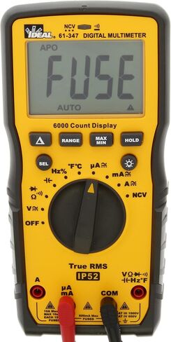 IDEAL Industries INC. 61-347 - AC/DC 1000V TRMS Multimeter, CAT III, CAT IV in Saudi Arabia
