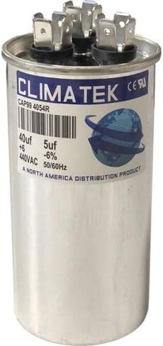 ClimaTek Round Capacitor - fits Bryant # HC98KA041D | 40/5 uf MFD 370/440 Volt VAC in Saudi Arabia