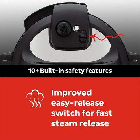 وعاء فوري 072-10-4433 Duo Plus 9 في 1 طنجرة ضغط كهربائية 6 كوارت من الفولاذ المقاوم للصدأ (متجدد) in Kuwait