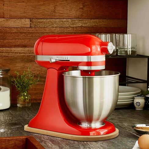 منزلق بساط خلاط من الخيزران متوافق مع مساعد المطبخ برأس مائل 4.5-5 كيو تي، خلاط حامل - حامل تخزين سطح المطبخ، علبة منزلقة لمساعدة المطبخ 4.5-5 كيو تي، صينية تحريك جهاز الخلاط in Kuwait