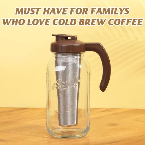 سولجت ماكينة تحضير القهوة على شكل برطمان ماسون من كولد برو in Kuwait