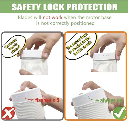 خلاط محمول، خلاط بحجم شخصي من SHAPESHE، عصير طازج قابل لإعادة الشحن عبر USB مع 6 شفرات، خلاط عصير صغير للمطبخ أثناء السفر وصالة الألعاب الرياضية، 450 مل/15.2 أونصة in Kuwait