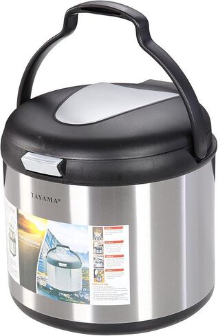 Tayama Stainless Steel Thermal Cooker,Black,5 Qt. in Saudi Arabia
