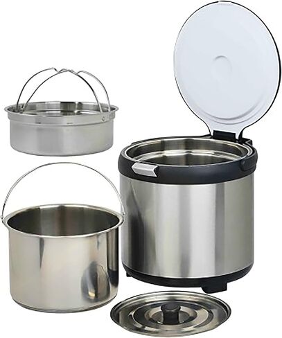 Tayama Stainless Steel Thermal Cooker,Black,5 Qt. in Saudi Arabia