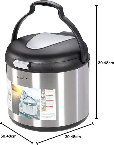Tayama Stainless Steel Thermal Cooker,Black,5 Qt. in Saudi Arabia