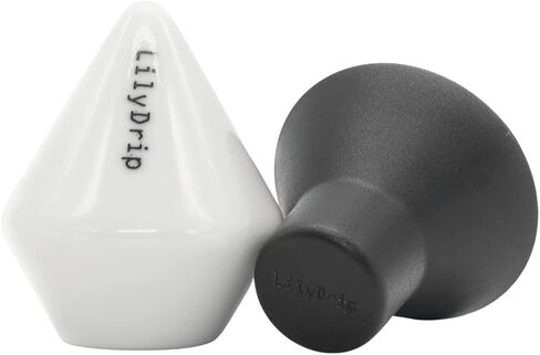 LilyDrip Ceramic Pour Over Coffee Maker Set - Brewing Coffee Dripper Makes Coffee Taste Better, Improves Drip Flow Rate - Coffee Accessories For Coffee Bar, Home - LILY Coffee Add On Fits V60, Origami in Kuwait