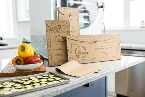 Freeze Dryer Parchment Paper, Custom fit for Large HARVEST RIGHT and STAY FRESH Trays, 100% Natural Unbleached Wood Pulp, (20 1/2" x 9 1/8") in Kuwait
