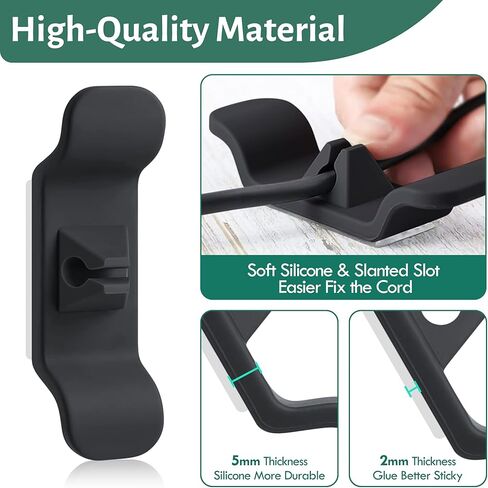 Cord Organizer for Kitchen Appliances - Appliance Cord Organizer Stick On, Cord Wrapper Durable Silicone Kitchen Gadget, Cord Winder Suitable Mixer, Coffee Makers, Juicer, Air Fryers, Pressure Cookers in Kuwait