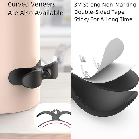 Cord Organizer for Kitchen Appliances,3pack Upgraded Kitchen Cord Organizer,Appliance Cord Organizer Stick On Appliances Blender,Coffee Maker,Pressure Cooker,Toaster-Black in Saudi Arabia
