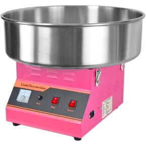 1000W Electric Cotton Candy Machine,Commercial cotton candy machine with Stainless Steel Bowl and Sugar Scoop,Cotton-candy Machine,for Birthdays, School function, or Social Events, Pink in Kuwait
