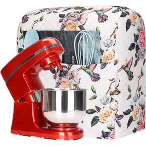 KitchenAid Mixer Cover,Kitchen Stand Mixer Cover Compatible with 5-8 Quart KitchenAid Hamilton Mixers,Polyester Quilted Cover with Pockets,Stand Mixer Accessories in Saudi Arabia
