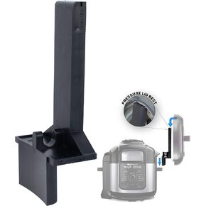 The Steam Boss - مسند الغطاء والملعقة | الملحقات المتوافقة مع مقلاة الهواء لطباخ الضغط Ninja Foodi | مقاس جديد يناسب الفولاذ المقاوم للصدأ الفاخر ومقبض Ninja Foodi الأصلي in Kuwait