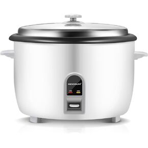 جهاز طهي الأرز التجاري من موسوم، سعة كبيرة 30 كوبًا (غير مطبوخ)، 60 كوبًا (مطبوخًا) مع تشغيل بلمسة واحدة والحفاظ على الدفء لمدة 12 ساعة، سهل الاستخدام والتنظيف، 1600 واط in Kuwait