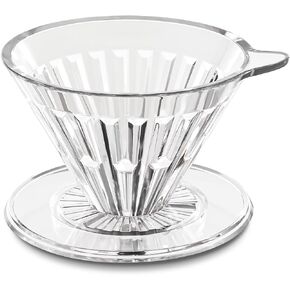 منقط قهوة زجاجي من TIMEMORE مع فلتر ورقي، اسكب فوق منقط القهوة مع حامل قاعدة، اسكب فوق صانع القهوة المخروط، 1-2 كوب in Kuwait