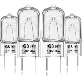 Microwave Light Bulb for GE Samsung Kenmore Maytag Elite Over The Stove Range Microwave Oven, Night Light/Stove Light Bulb G8 120V 20W Under Microwave Light, Replaces WB25X10019 WB36X10213, 2 Pack in Saudi Arabia