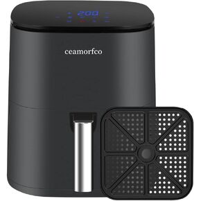 Air Fryer Oven 6 Quart Compact air fryers Oilless Oven 12-in-1 Nonstick and Dishwasher-Safe Basket, Exclusive Recipes, Tempered Glass Display, Custom in Kuwait