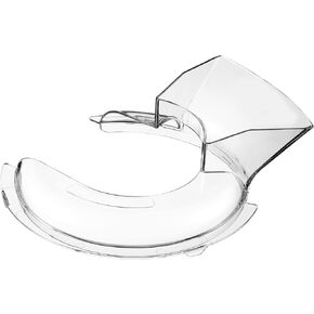 KN1PS درع السكب لـ KitchenAid 4.5Qt، W10616906 غطاء حماية من الرش لملحقات خلاطات مساعدات المطبخ، أنبوب صب لخلاط Kitchenaid، فقط للوعاء المصنوع من الفولاذ المقاوم للصدأ (قطر 8.2 بوصة) in Kuwait