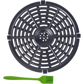 Air Fryer Replacement Grill Pan Fit for Power Dash Chefman 3.7 QT Air Fryers,Non-Stick Fry Pan, Dishwasher Safe - 7.87 in