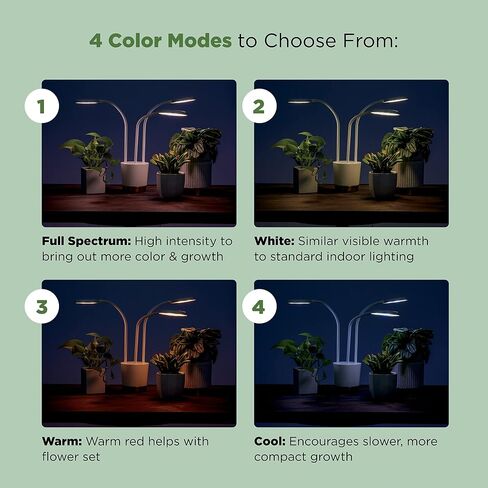 AeroGarden Trio تنمو ضوءًا للنباتات الداخلية، تنمو النباتات الحية في أي مكان في المنزل، أوضاع إضاءة قابلة للتعديل، أسود in Kuwait