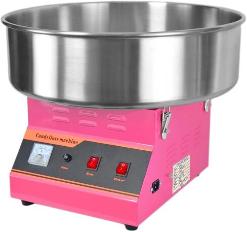 1000W Electric Cotton Candy Machine,Commercial cotton candy machine with Stainless Steel Bowl and Sugar Scoop,Cotton-candy Machine,for Birthdays, School function, or Social Events, Pink in Kuwait