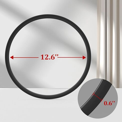4 عبوات من حشية قدر الضغط S-9882 مناسبة لـ Mirro 12/16/22QT موديل M-0512/ M-0522/ M-0312/ M-0406/ M-0416/ M-0526/ M-0622 قطعة بديلة in Kuwait