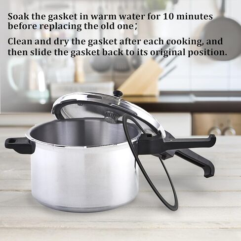 4 عبوات من حشية قدر الضغط S-9882 مناسبة لـ Mirro 12/16/22QT موديل M-0512/ M-0522/ M-0312/ M-0406/ M-0416/ M-0526/ M-0622 قطعة بديلة in Kuwait