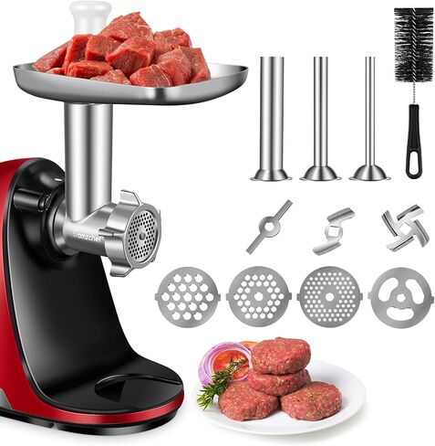 ملحقات تقطيع القطاعة لعصارة المضغ AMZCHEF، ZM1501&GM3001، ملحق مبشرة الجبن، ملحقات القطاعة مع 3 شفرات قابلة للتبديل in Kuwait