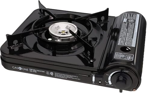 GAS ONE NEW 10,000 BTU CSA List Portable Butane Gas Stove with Carrying Case CSA Listed- Midnight in Saudi Arabia