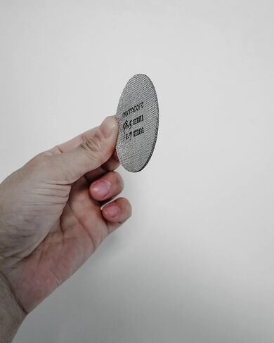 شاشة عفريت Normcore مقاس 53.3 مم - شاشة دش سفلية - شاشة تلامس معدنية لسلة فلتر Portafilter مقاس 54 مم من الإسبريسو - سمك 1.7 مم 150 ميكرومتر - 316 من الفولاذ المقاوم للصدأ in Kuwait