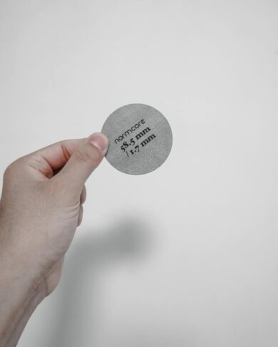 شاشة عفريت Normcore مقاس 53.3 مم - شاشة دش سفلية - شاشة تلامس معدنية لسلة فلتر Portafilter مقاس 54 مم من الإسبريسو - سمك 1.7 مم 150 ميكرومتر - 316 من الفولاذ المقاوم للصدأ in Kuwait