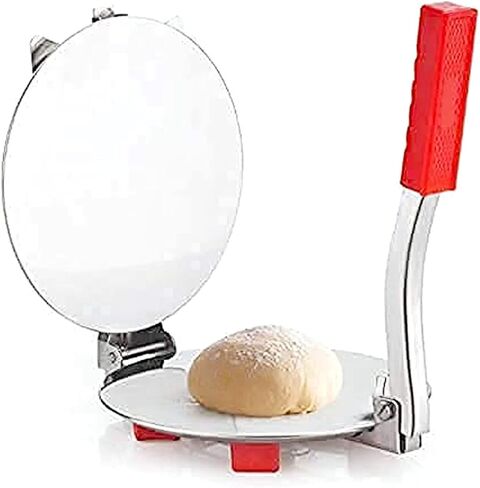 ماكينة ضغط بوري ميكر بمقبض يدوي مصنوع من الفولاذ المقاوم للصدأ وآلة ضغط روتي باباد خاخ شباتي (تصميم متعدد) in Kuwait