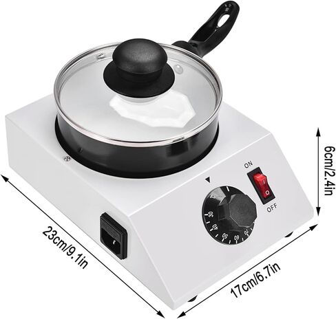 وعاء ذوبان الشوكولاتة Panghuhu88، آلة تقسية الشوكولاتة الكهربائية، ذوبان الشوكولاتة الاحترافي، وعاء ذوبان جبن زبدة حلوى الشوكولاتة، 110 فولت (وعاء واحد) in Kuwait