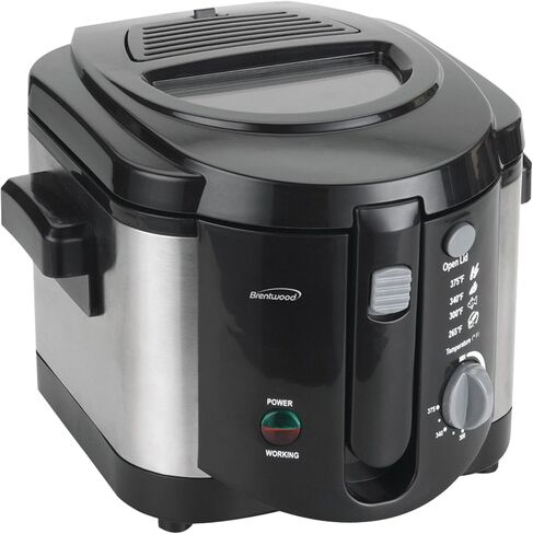 Brentwood Electric Appliances DF-720 8-Cup Deep Fryer, Silver in Kuwait
