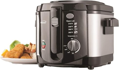 Brentwood Electric Appliances DF-720 8-Cup Deep Fryer, Silver in Kuwait