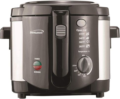 Brentwood Electric Appliances DF-720 8-Cup Deep Fryer, Silver in Kuwait