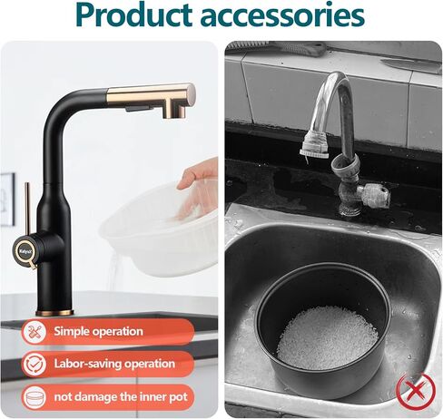 جهاز طهي الأرز التجاري من موسوم، سعة كبيرة 30 كوبًا (غير مطبوخ)، 60 كوبًا (مطبوخًا) مع تشغيل بلمسة واحدة والحفاظ على الدفء لمدة 12 ساعة، سهل الاستخدام والتنظيف، 1600 واط in Kuwait