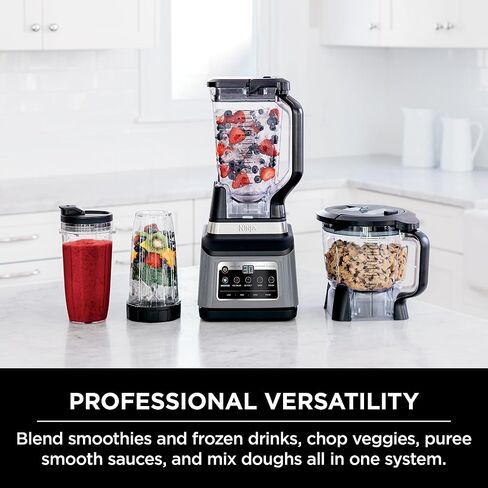 Ninja BN801 Professional Plus Kitchen System with Auto IQ, 1400 Wp - Gray (Renewed) in Saudi Arabia