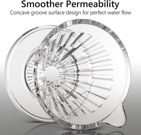 منقط قهوة زجاجي من TIMEMORE مع فلتر ورقي، اسكب فوق منقط القهوة مع حامل قاعدة، اسكب فوق صانع القهوة المخروط، 1-2 كوب in Kuwait