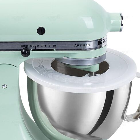 أغطية أوعية الخلاطات لـ كيتشن إيد 4.5-5 كوارت خلاطات حاملة برأس مائل وعاء من الفولاذ المقاوم للصدأ يغطي غطاء in Kuwait