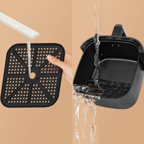 Air Fryer Oven 6 Quart Compact air fryers Oilless Oven 12-in-1 Nonstick and Dishwasher-Safe Basket, Exclusive Recipes, Tempered Glass Display, Custom in Kuwait