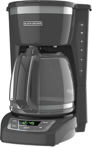 BLACK+DECKER™ 12-Cup* Programmable Coffeemaker, Gray in Kuwait