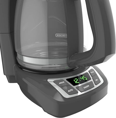 BLACK+DECKER™ 12-Cup* Programmable Coffeemaker, Gray in Kuwait