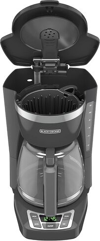 BLACK+DECKER™ 12-Cup* Programmable Coffeemaker, Gray in Kuwait