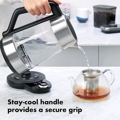 OXO Brew Adjustable Temperature Kettle, Electric, Clear in Saudi Arabia