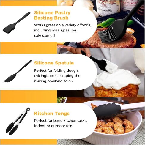 Accessories for Air Fryer, 15pcs Air Fryer Accessories for 3.0QT-5.8QT COSORI Gowise Phillips Ninja Cozyna Air Fryers in Saudi Arabia